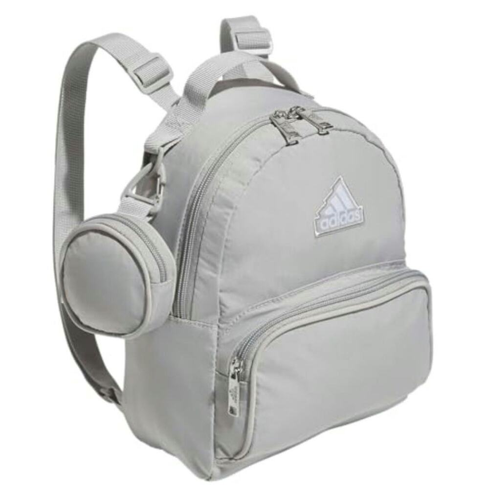 Adidas Must Have Mini Backpack | Discontinued | Grey & White